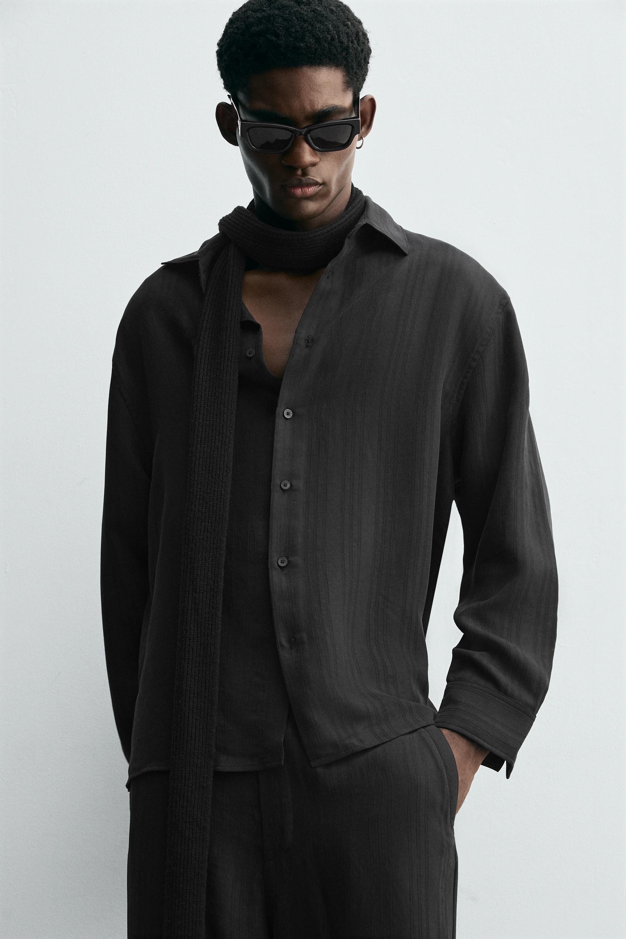 STRIPED JACQUARD SHIRT